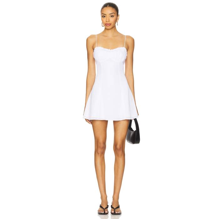 More To Come 【 Hannah Mini Dress Women White 】 ドレス レディースファッション ドレス レディース 白色 ホワイト