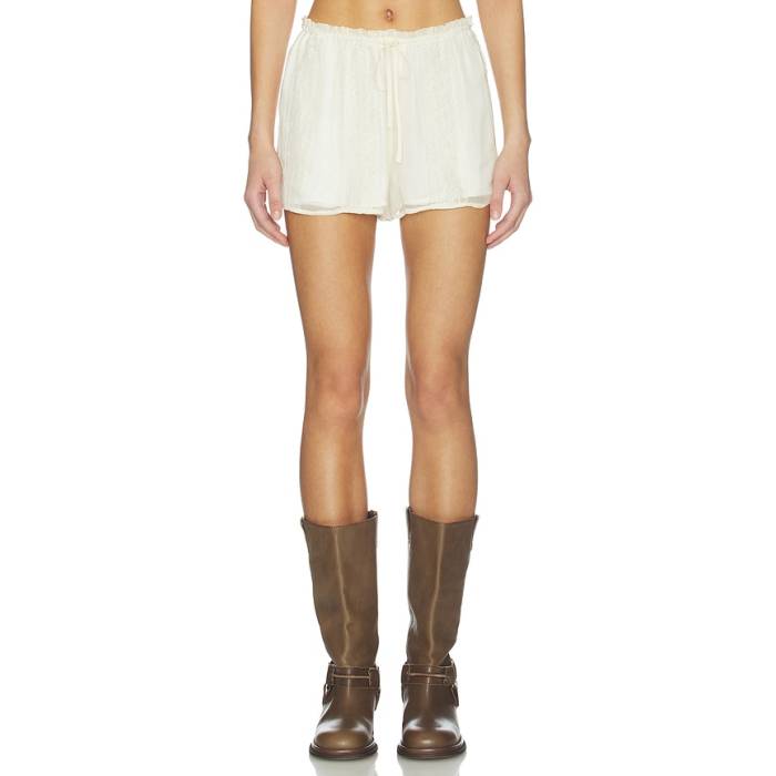 Tularosa 【 Tatum Shorts Women Ivory 】 さる股引き レディース 象牙色