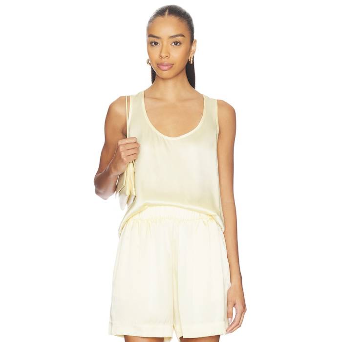 Sablyn 【 Claudia B Scoop Neck Tank Women Buttercup 】 貯蔵タンクとっ始め レディース