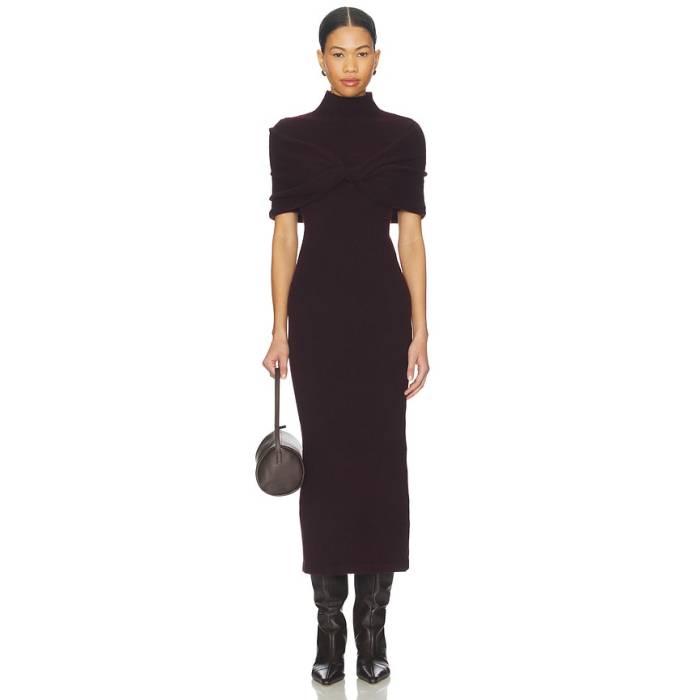 Seroya 【 Wisteria Dress Women Merlot 】 御召しもの レディース