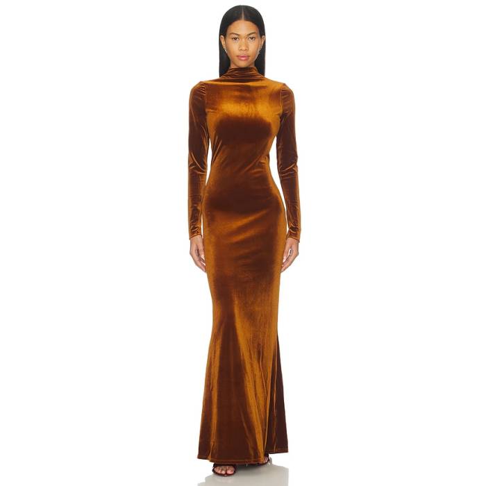 Seroya 【 Viola Velvet Dress Women Marigold 】 ドレス レディース｜スニケス