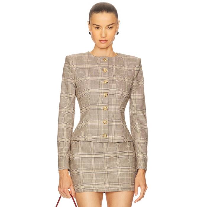 Generation Love 【 Sirus Plaid Jacket Women Taupe Plaid 】 Jacket ジャケット レディース|スニケス
