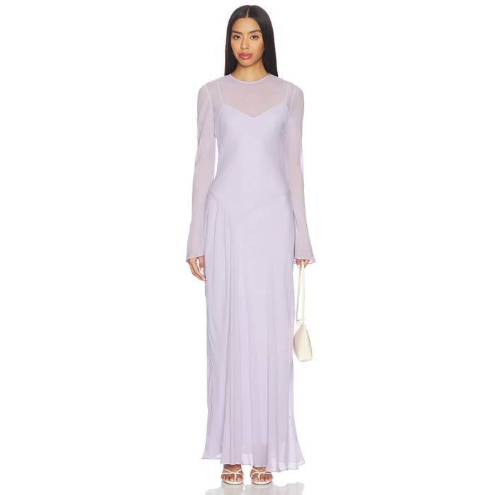 Bec + Bridge 【 Delilah Long Sleeve Maxi Dress Women Wisteria 】 Sleeve 衣袂 御召しもの レディース