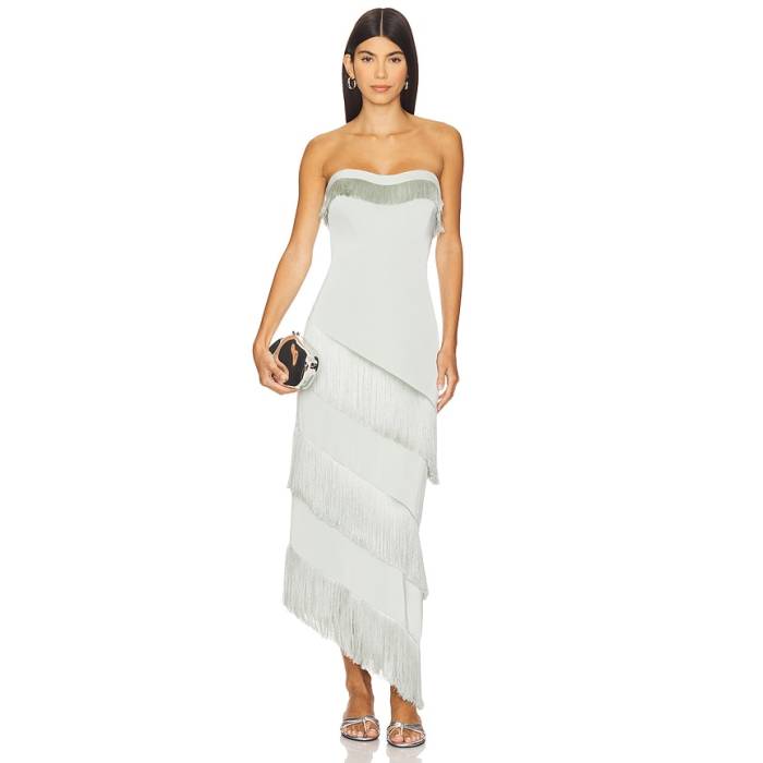 House Of Harlow 1960 【 X Revolve Lolita Maxi Dress Women Sage Green 】 お召しもの レディース green 緑・緑であること