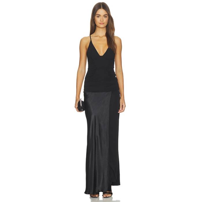 Bec + Bridge 【 Airlie Maxi Dress Women Black 】 御召しもの レディース 黒いこと 黒いこと