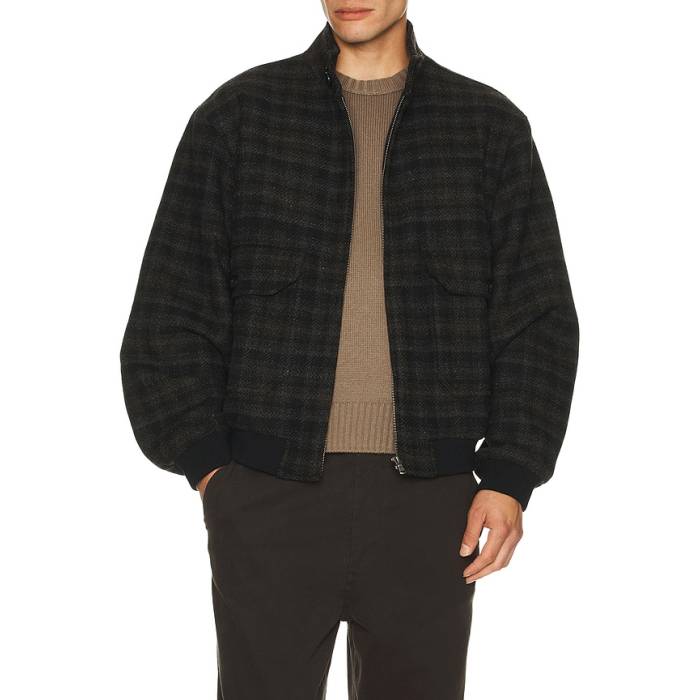 Palmes 【 Wool Blouson Men Charcoal 】 メンズ 濃灰色
