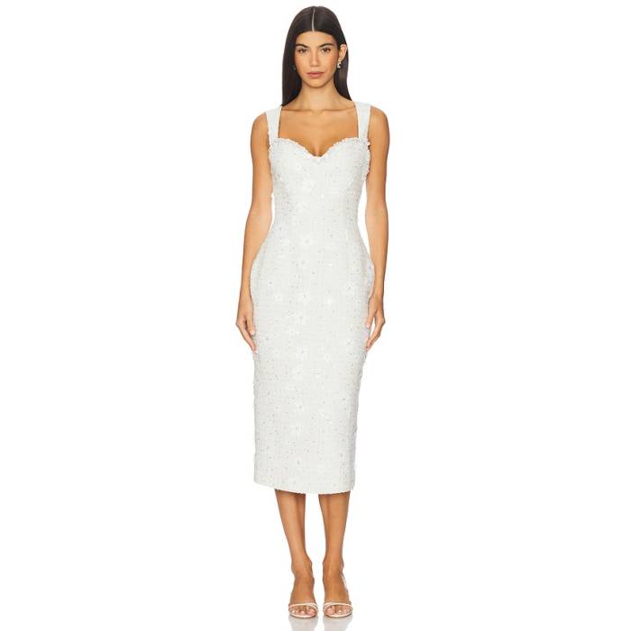 Elliatt 【 Ellouise Midi Dress Women Ivory 】 お召しもの レディース 象牙色