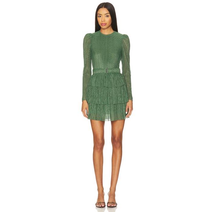 サビーナムサエフ Sabina Musayev 【 Monique Dress Women Fern Green 】 お召しもの レディース green 緑・緑であること