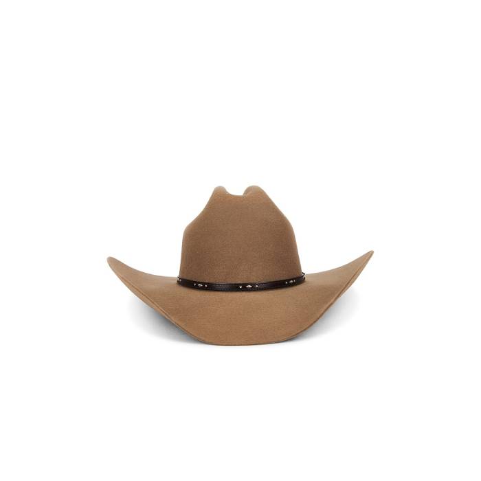 Larry Mahan 【 3X Stockman Cowboy Hat Men Fawn 】 メンズ