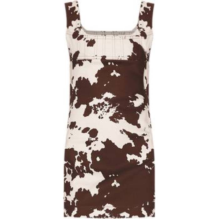 Miaou 【 X Revolve Vivi Dress Women White \u0026Amp; Brown 】 御召しもの レディース 白いこと 白いこと 赤銅色 赤銅色