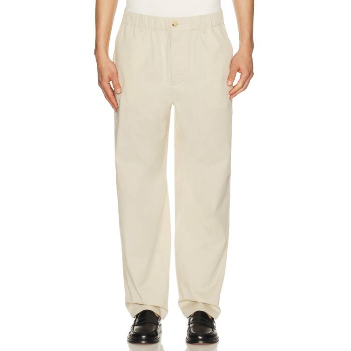 ひな形 Frame 【 Relaxed Cotton Trousers Men Light Beige 】 メンズ ベージュ