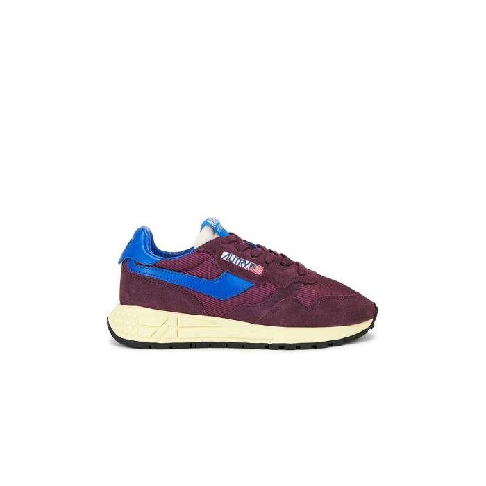 Autry 【 Reelwind Low Sneaker Women Taupe \u0026Amp; Victory Blue 】 靴 スニーカー レディース Victory 白星 青み 青色
