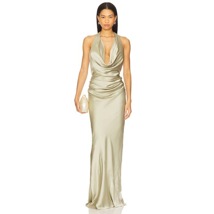 Nookie 【 Penelope Drape Gown Women Thyme 】 レディース