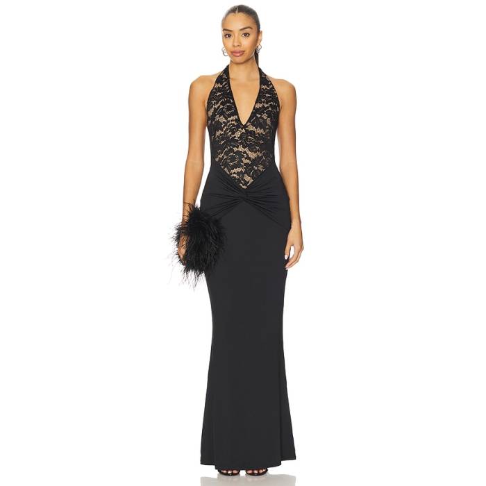 Nookie 【 Lennox Halter Gown Women Black 】 レディース 黒いこと 黒いこと