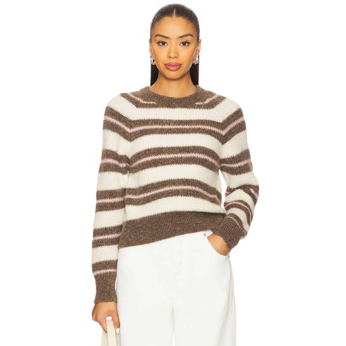 Amo Denim 【 Sydney Sweater Women Cocoa \u0026Amp; Bone Multi 】 調教師 レディース