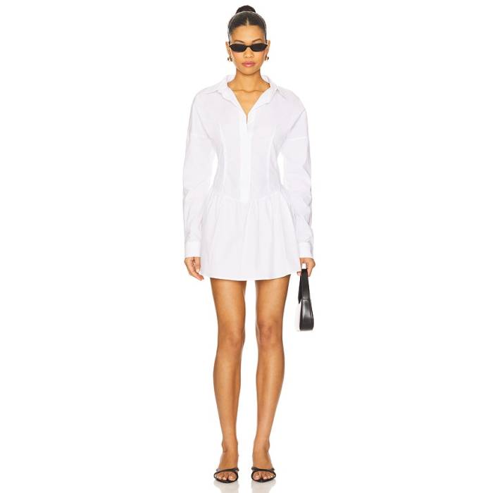 Ow Collection 【 Ellie Shirt Dress Women White 】 ドレス レディース 白色 ホワイト｜スニケス