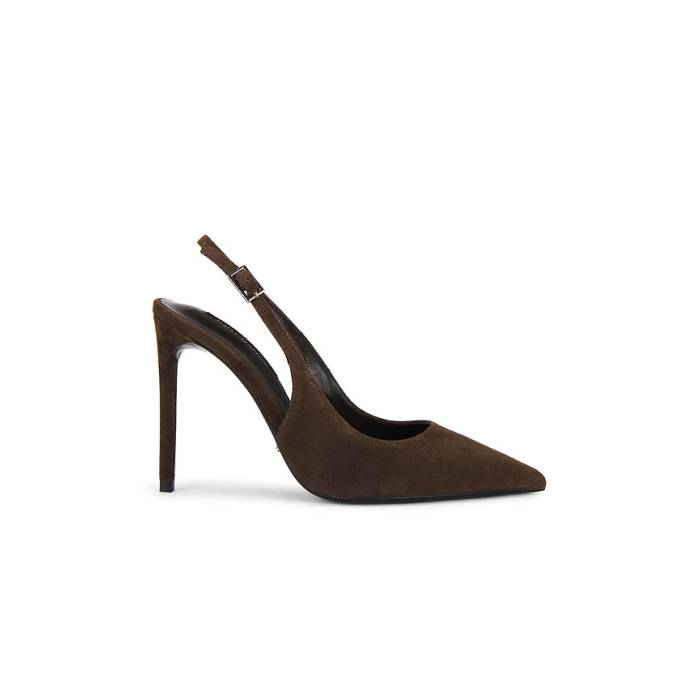 トニービアンコ Tony Bianco 【 Asti Slingback Pump Women Espresso Suede 】 揚水機 レディース スエード・スウェード