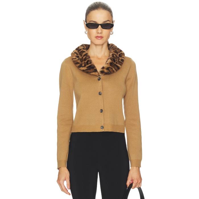Central Park West 【 Gia Sweater Women Leopard Combo 】 調教師 レディース ヒョウ柄 レオパード
