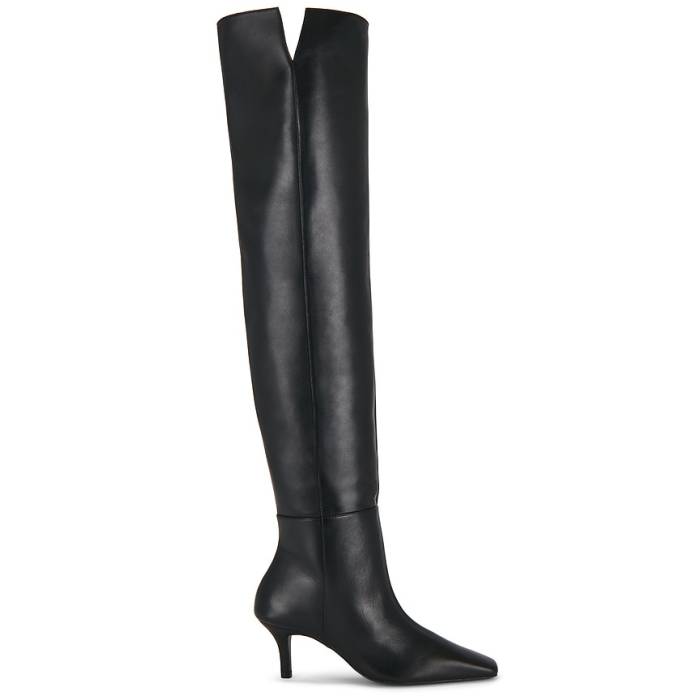 Raye 【 Zinnia Thigh High Boot Women Black 】 御機嫌 ブーツ レディース 黒いこと 黒いこと