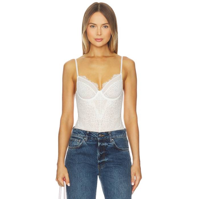 Homebodii 【 Emilia Bodysuit Women White 】 上半身背広 レディース 白いこと 白いこと