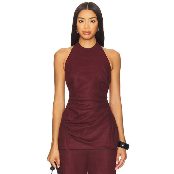 フェイスフルザブランド Faithfull The Brand 【 Fia Top Women Bordeaux 】 レディース