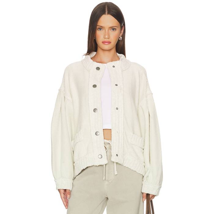 フリーピープル Free People 【 X We The Free Cute In This Cardigan In Tea Women Tea 】 無償性 ジレー レディース