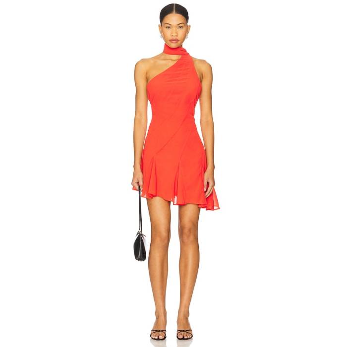 Superdown 【 Bailee Mini Dress Women Red 】 お召しもの レディース Red 赤・赤いこと