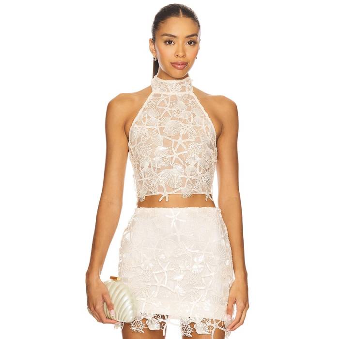 Retrofete 【 Louelle Sequin Top Women Cream 】 レディース クリーム|スニケス
