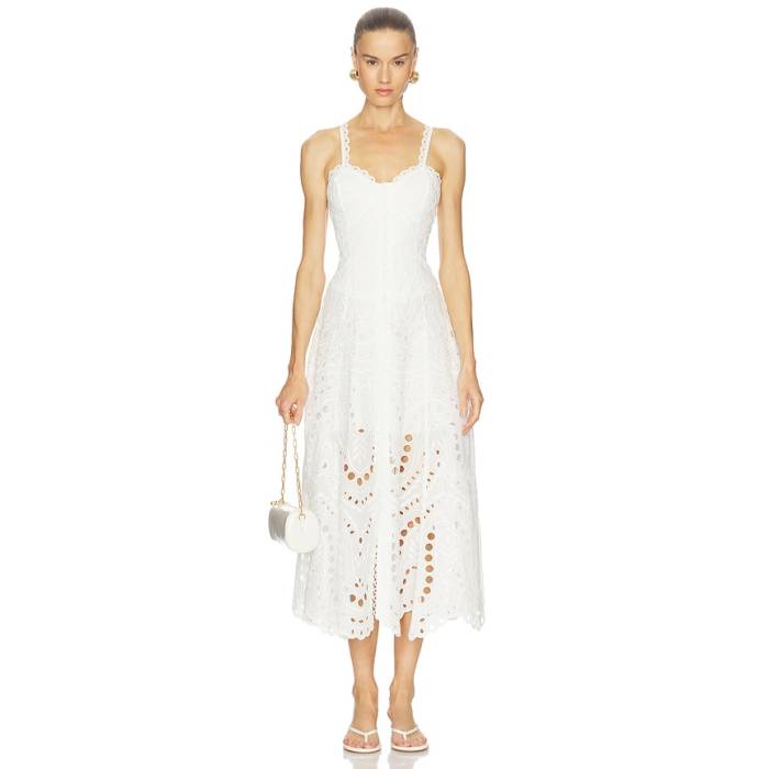 Charo Ruiz Ibiza 【 Solace Dress Women White Sealace 】 御召しもの レディース 白いこと 白いこと