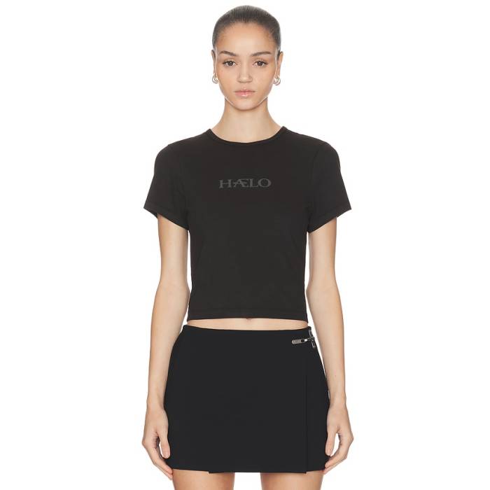 Haelo 【 Id Tee Women Washed Black 】 プルオーバー レディース 黒いこと 黒いこと