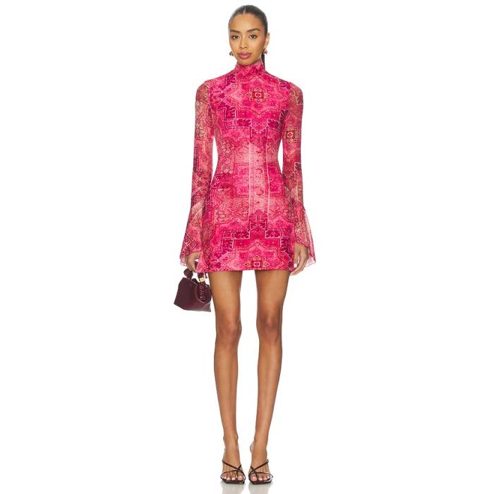 Runaway The Label 【 Genelle Mini Dress Women Gaia Pink 】 御召しもの レディース pink サクラ色