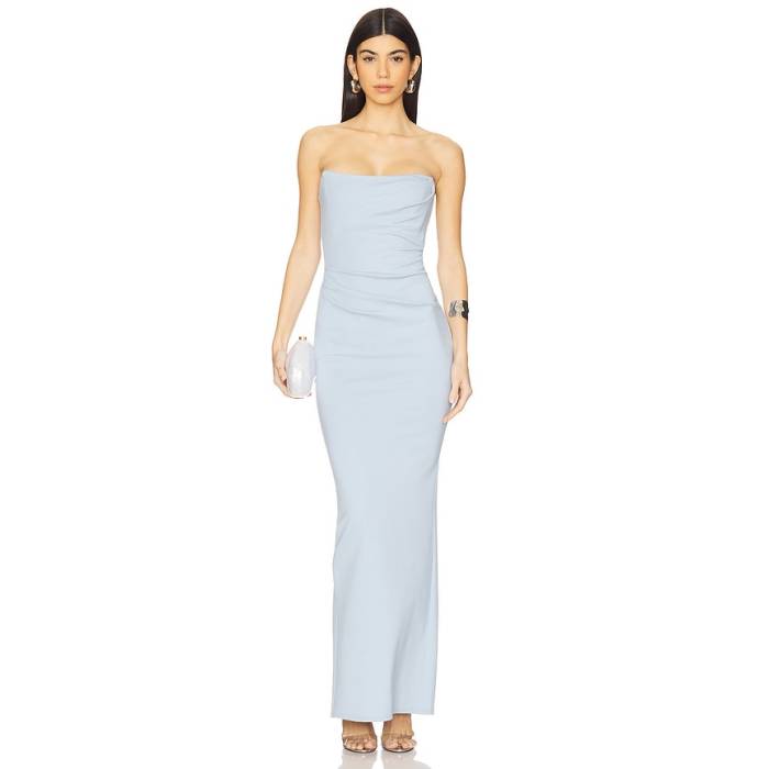 Michael Costello 【 X Revovle Briggs Gown Women Baby Blue 】 レディース 青味 青み