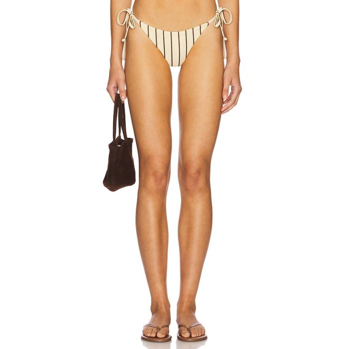 Superdown 【 Minca Bikini Bottom Women Butter Yellow Stripe 】 ズボン ボトムス レディース yellow 黄色・イエロー Stripe ストライプ｜スニケス 17,242円