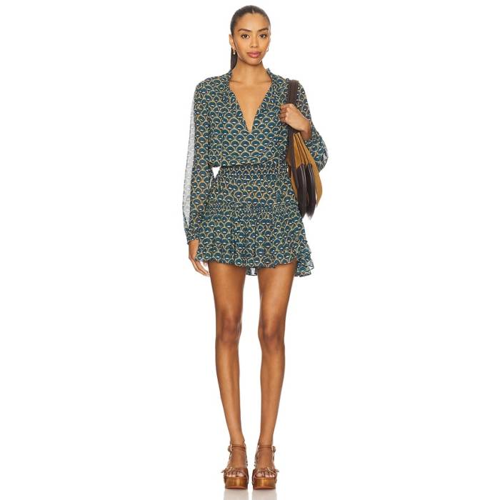Misa Los Angeles 【 Lorena Dress Women Dandelions 】 お召しもの レディース