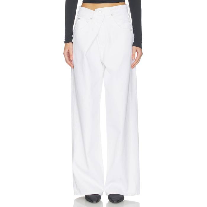 Agolde 【 Vana Fold Jeans Women Milkshake 】 ジーンズ レディース｜スニケス