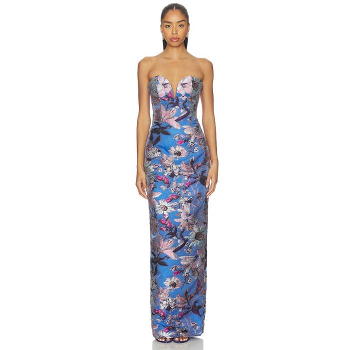 Katie May 【 Ursula Gown Women Denim Floral 】 レディース ジーンズ