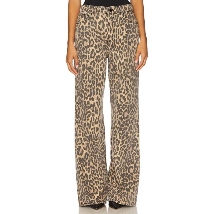 好ましいアメリカン Good American 【 Good Standard Ease Jeans Women Lucky Leopard001 】 standard 判定基準 デニム レディース