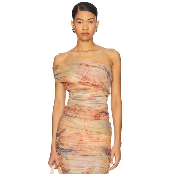 Ronny Kobo 【 X Revolve Verna Top Women Pastel Multi 】 レディース