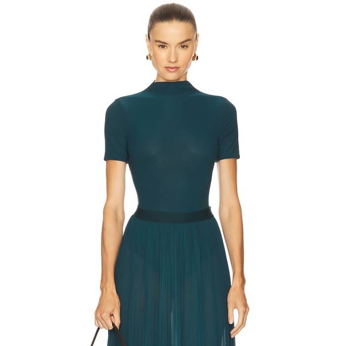Ronny Kobo 【 Tommy Bodysuit Women Deep Teal 】 上半身背広 レディース ディープ