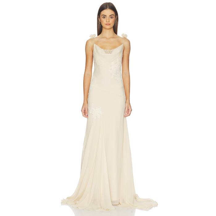 De La Vali 【 Dia Maxi Dress Women Antique 】 御召しもの レディース
