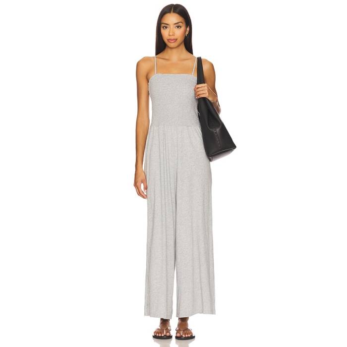 Bobi 【 Jumpsuit Women Heather Grey 】 飛び降りる背広 レディース heather ギョリュウモドキ 薄墨色 薄墨色