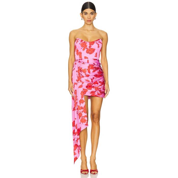 Katie May 【 Chasing Dawn Dress Women Spicy Pink Floral 】 ドレス レディース pink ピンク｜スニケス