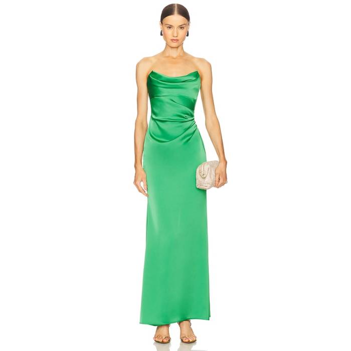 Katie May 【 X Revolve Taylor Gown Women Emerald 】 レディース