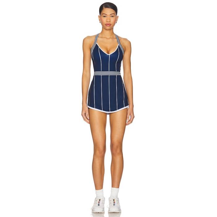 フリーピープル Free People 【 X Fp Movement Cool On The Court One Piece Women Navy 】 冷やりとした 厚地の外套 レディース 紺色 米国海軍