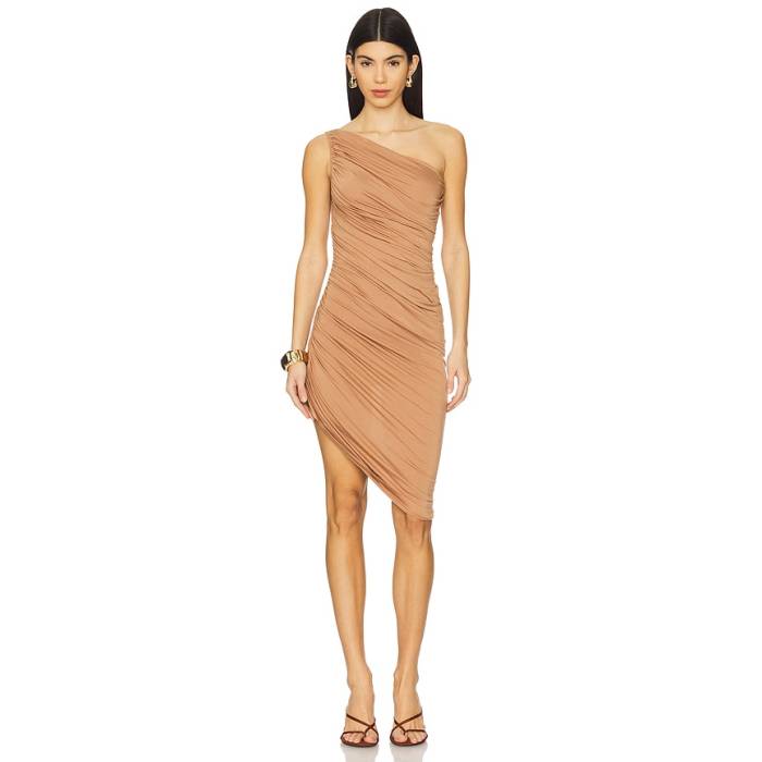 Norma Kamali 【 Diana Mini Dress Women Cappuccino 】 お召しもの レディース レディースファッション-ドレス
