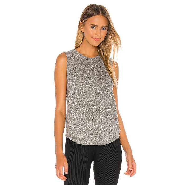 Year Of Ours 【 Perfect Muscle Tank Women Heather Grey 】 貯蔵タンクいの一番 レディース heather ギョリュウモドキ 薄墨色 薄墨色