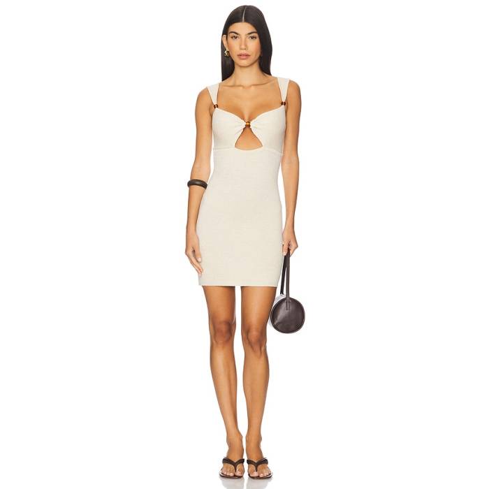 セブンワンダー Seven Wonders 【 Addina Mini Dress Women Sand 】 お召しもの レディース 砂色・砂子