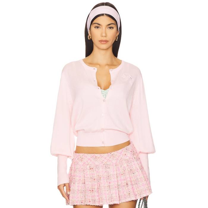 Niihai 【 The Long Bubble Cardi Women Bubblegum 】 砂上の楼閣 レディース