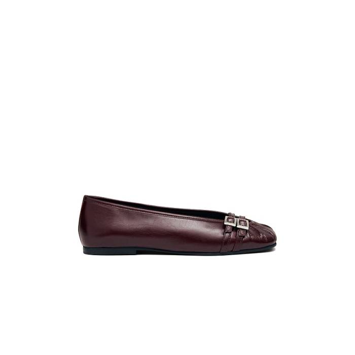 Alohas 【 Cendana Ballet Flat Women Rift Burgundy 】 レディース 昇降機 ぶどう酒色・バーガンディー