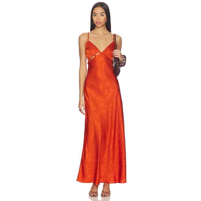 ミンクピンク Minkpink 【 Valencia Bead Detail Dress Women Paprika Paisley 】 ドレス レディース｜スニケス